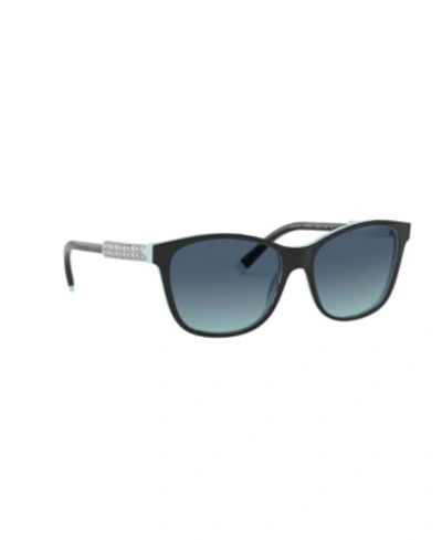 Shop Tiffany & Co Women's Sunglasses, Tf4174b In Black