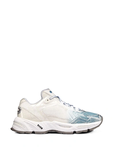 Shop Dior Homma Cd1 Sneakers In Blue White