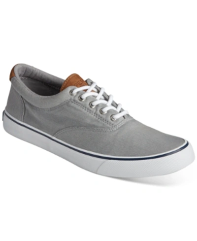 Shop Sperry Men's Striper Ii Cvo Core Canvas Sneakers In Gray