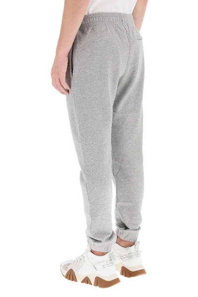 Shop Kenzo Jogger Pants Tiger Patch In Grey