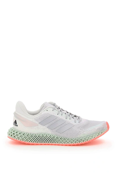 Shop Adidas Originals 4d Run 1.0 Sneakers In White,green,fuchsia
