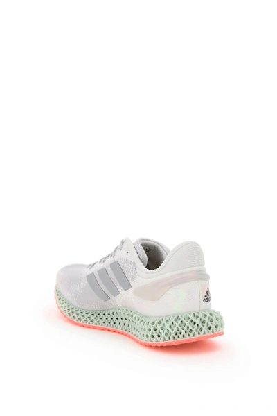 Shop Adidas Originals 4d Run 1.0 Sneakers In White,green,fuchsia