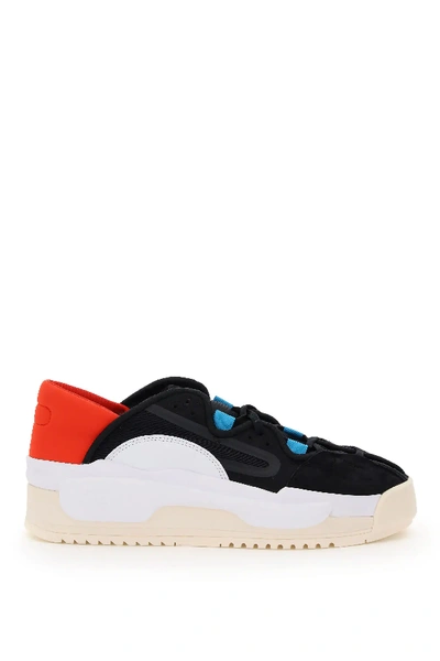 Shop Y-3 Hokori Ii Sneakers In Black,light Blue,red