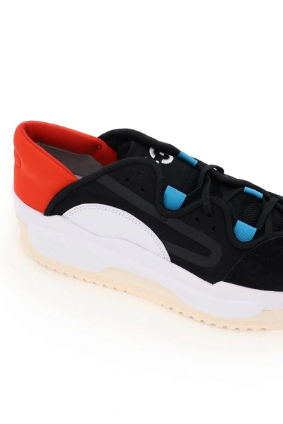 Shop Y-3 Hokori Ii Sneakers In Black,light Blue,red