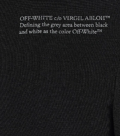 Shop Off-white Wrap Blazer In Black