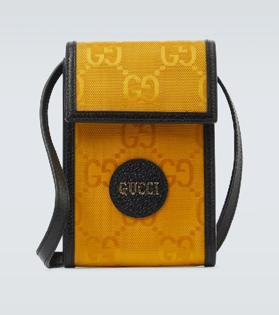 Shop Gucci Off The Grid Wallet Bag In Gold