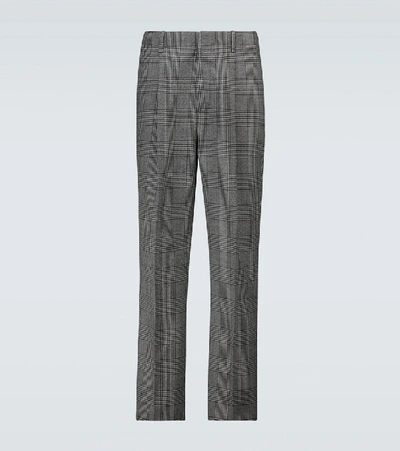 Shop Berluti Prince Of Wales High-waisted Pants In Black