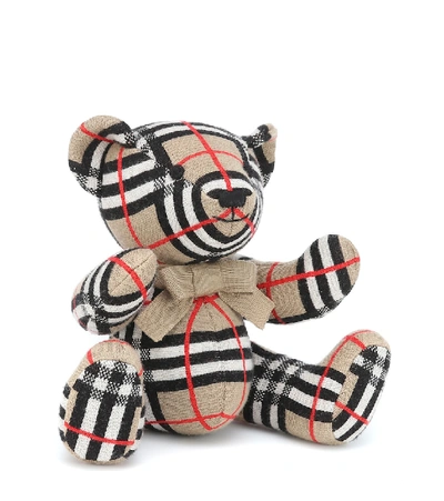 Shop Burberry Baby Thomas Teddy Bear In Archive Beige