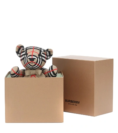 Shop Burberry Baby Thomas Teddy Bear In Archive Beige