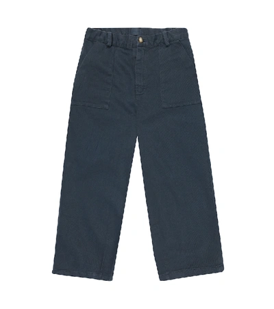 Shop Morley Major Cotton Pants In Blue