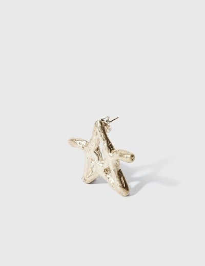 Shop Ader Error Stad Earring In Silver