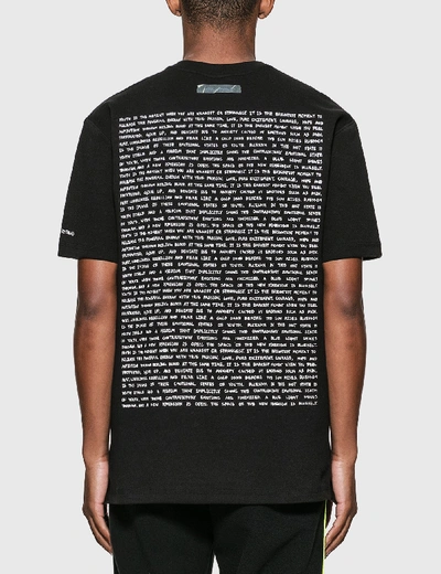 Shop Ader Error Handwriting Logo T-shirt In Black