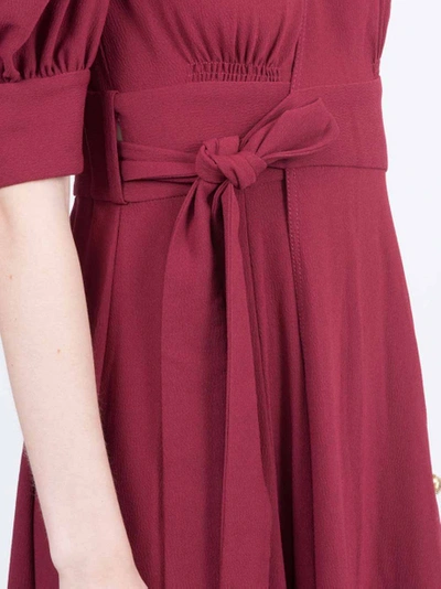 Shop Proenzaschouler Volume Sleeve Dress Red