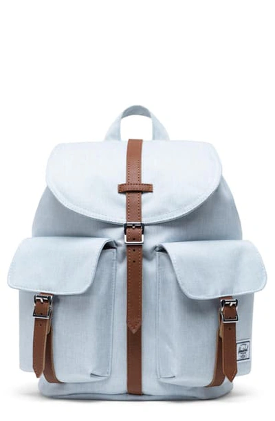 Shop Herschel Supply Co X-small Dawson Backpack In Ballad Blue Pastel Crosshatch