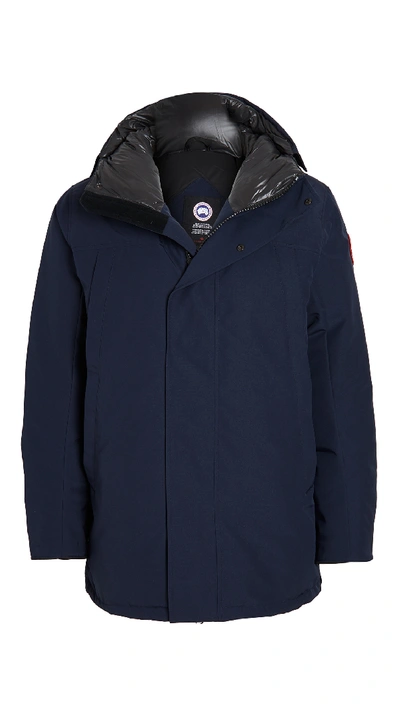 Shop Canada Goose Sanford Parka In Atlantic Navy