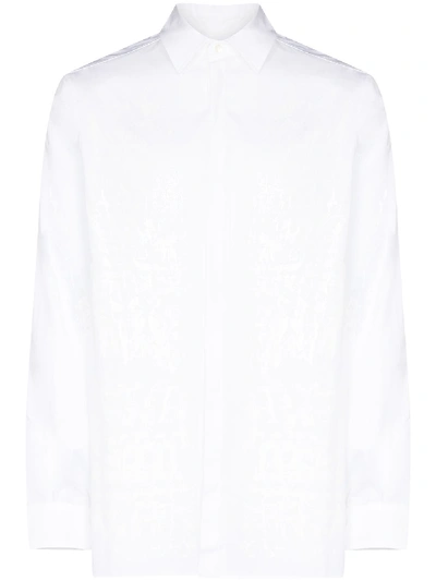 Shop A-cold-wall* Long-sleeve Buttoned Shirt In White