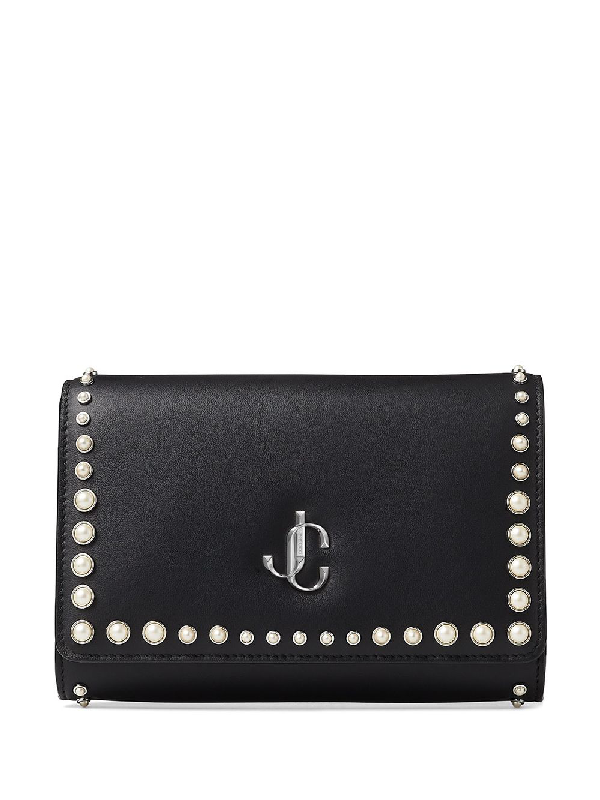 jimmy choo black clutch