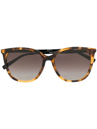 Shop Max Mara Berlin Sunglasses In Braun