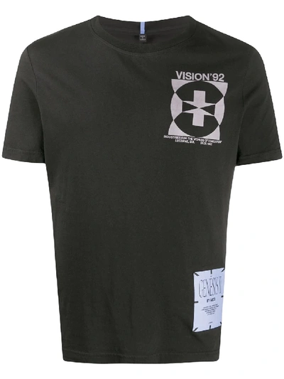 Shop Mcq By Alexander Mcqueen Genesis Ii Print T-shirt In Black
