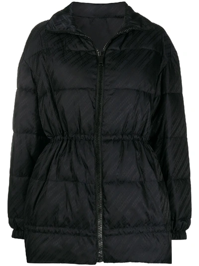 Shop Givenchy Chain Logo-print Puffer Jacket In Black