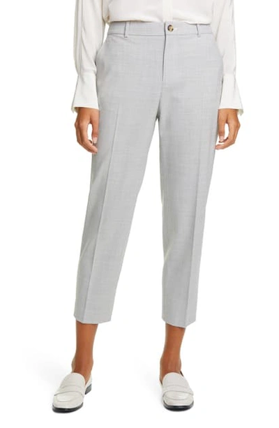 Shop Club Monaco Borrem Crop Pants In Grey And White