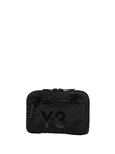 Shop Y-3 Ch2 Logo Print Pouch In Black