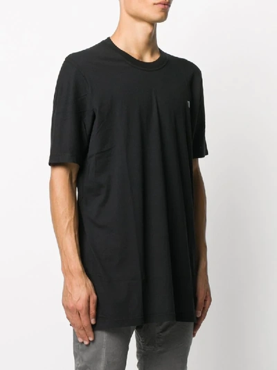 Shop 11 By Boris Bidjan Saberi Logo-print Cotton T-shirt In Black