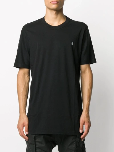 Shop 11 By Boris Bidjan Saberi Logo-print Cotton T-shirt In Black