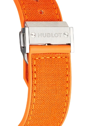 Shop Hublot 2020 Unworn Big Bang "orange Linen" 41mm