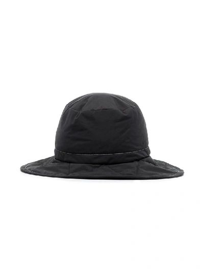 Shop And Wander Padded Bucket Hat In Black