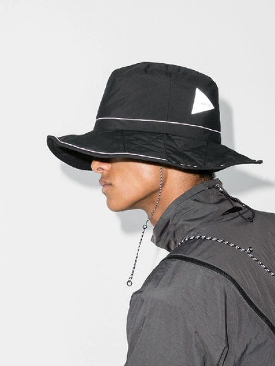 Shop And Wander Padded Bucket Hat In Black