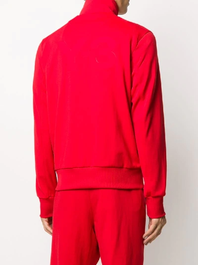 Shop Y-3 Logo-detail Track Jacket In Red