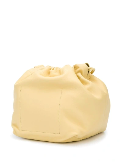 Shop Jil Sander Bucket Shoulder Bag In Yellow