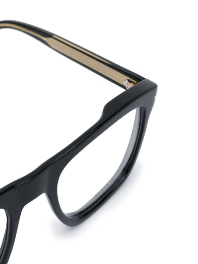 Shop David Beckham Eyewear Square-frame Glasses In Black