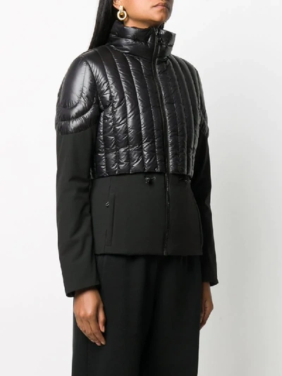 Shop Colmar Contrast-panel Jacket In Black