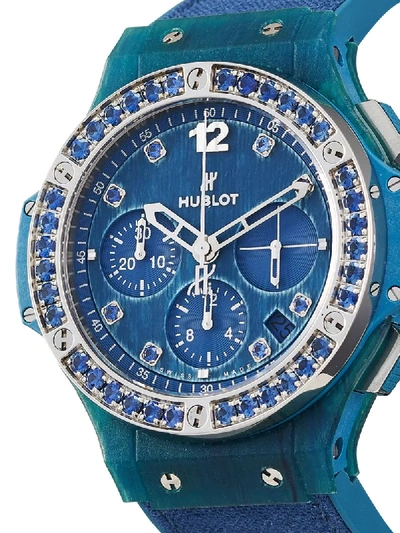 Shop Hublot 2020 Unworn Big Bang "blue Linen" 41mm