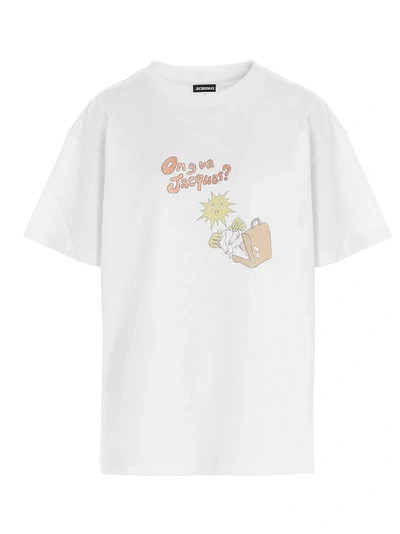 Shop Jacquemus Jacques T-shirt In White