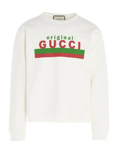 Shop Gucci Sweatshirt In White