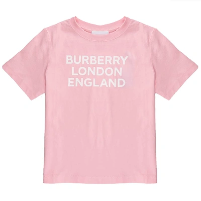 Shop Burberry T-shirt In Candy Pink