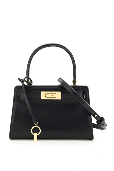 Shop Tory Burch Lee Radziwill Mini Bag In Black (black)