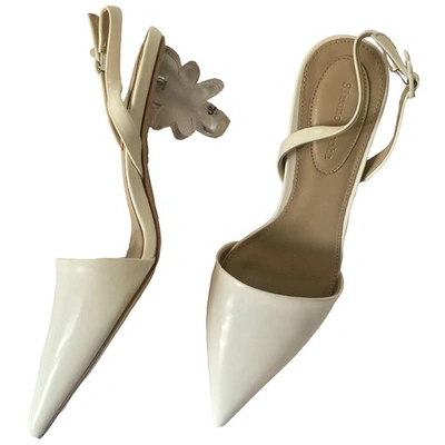 Pre-owned Simone Rocha White Leather Heels