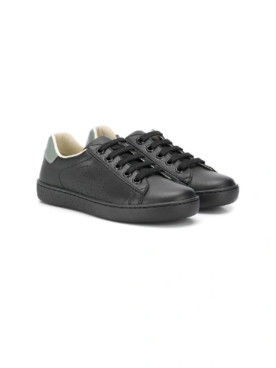 Shop Gucci New Ace Sneakers In Black