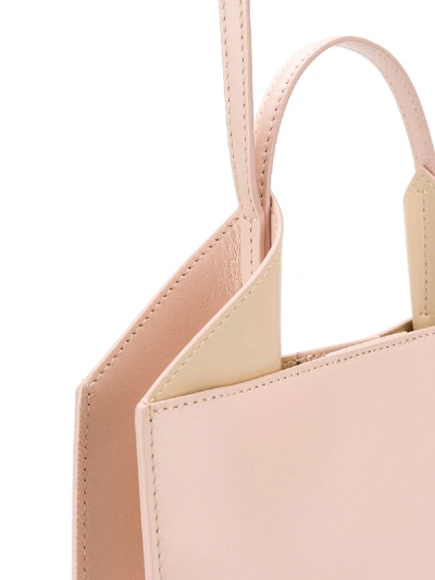 Shop Ree Projects Helene Leather Bag In Beige