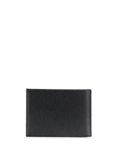 Shop Emporio Armani Leather Wallet In Black