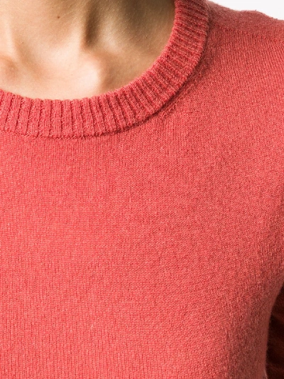 Shop Alysi Wool Sweater In Orange