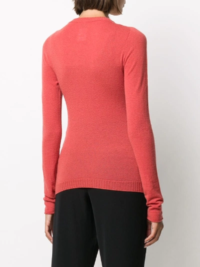 Shop Alysi Wool Sweater In Orange