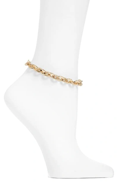 Shop 8 Other Reasons Rock My World Anklet In Gold
