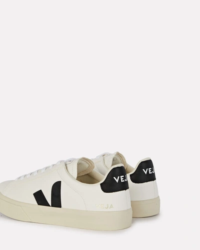 Shop Veja Campo Low-top Sneakers In Blk/wht