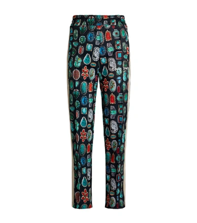 Shop Palm Angels Jewels Print Sweatpants