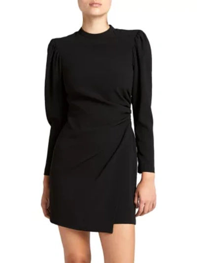 Shop A.l.c Jane Mini Dress In Black